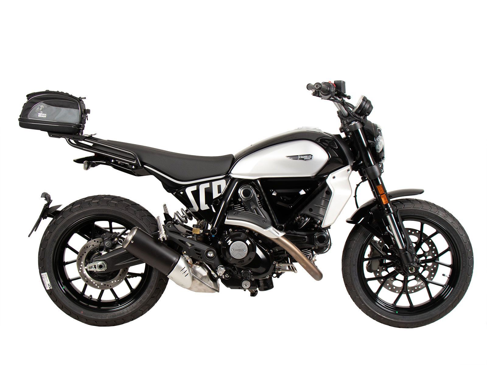 Smartrack rear carrier black for Ducati Scrambler 800 Icon (23-) Hepco & Becker