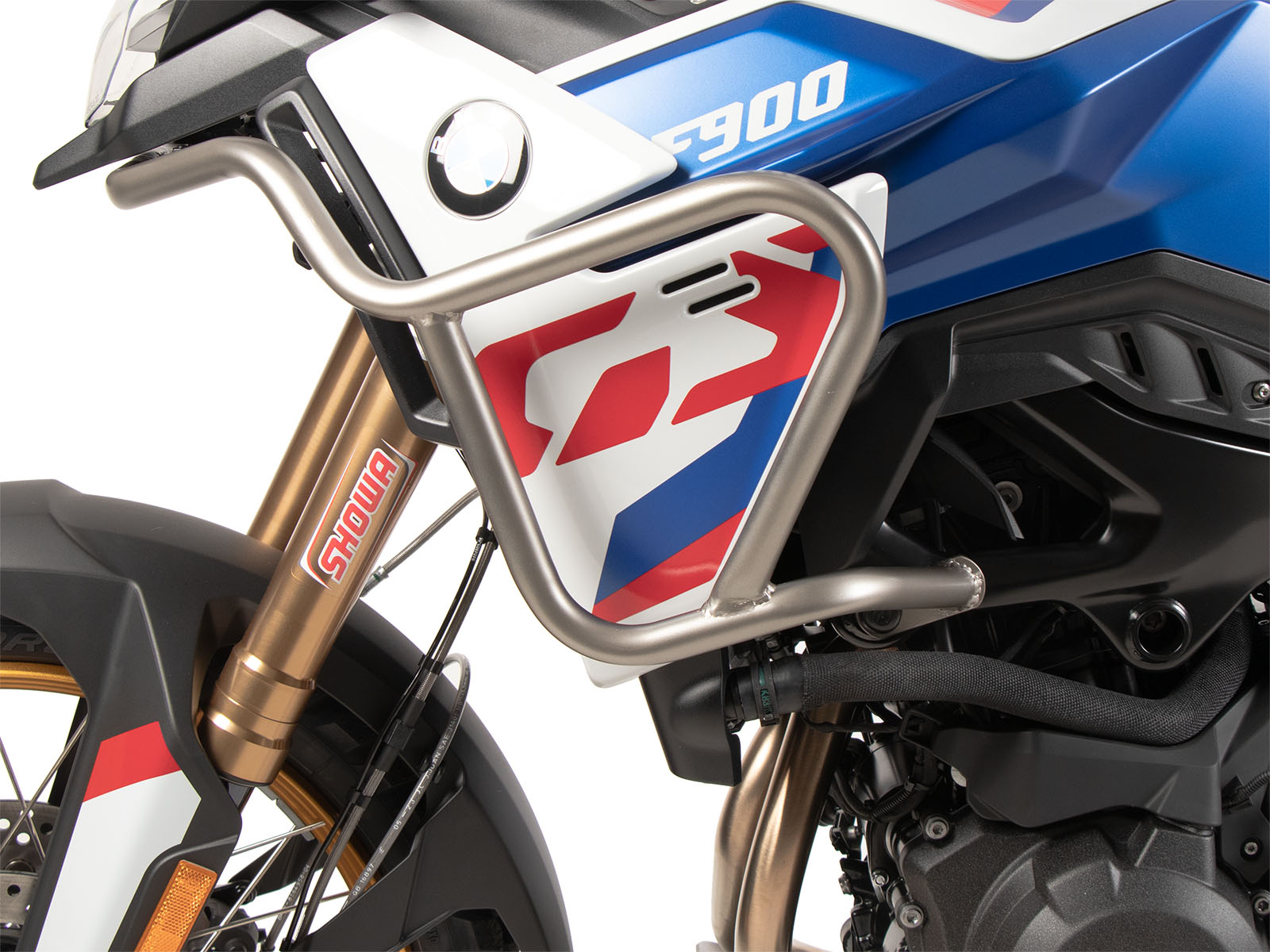Stainless steel tank guard for BMW F 900 GS (24-) Hepco & Becker