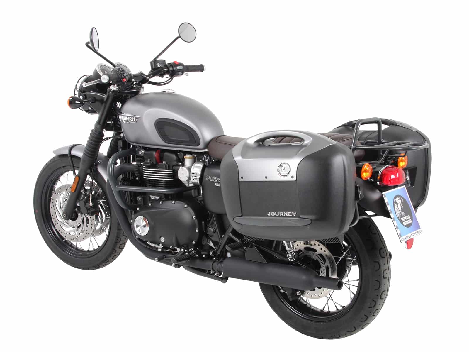 Case carrier black for Triumph Bonneville T100 (17-) Hepco & Becker