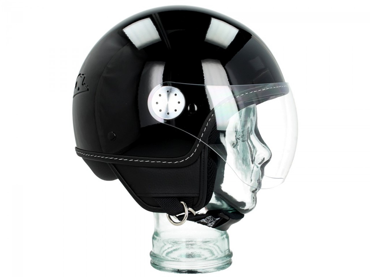 Vespa jet helmet Visor 3.0 black