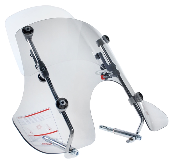 Windshield FACO "Twin-Screen" for Vespa GTS/GTS Super/GT/GT L 125-300cc (-22)