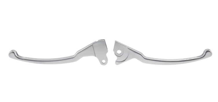 Sport lever set brake left/right for Vespa LX/LXV/S/Primavera/Sprint 50-150ccm, silver