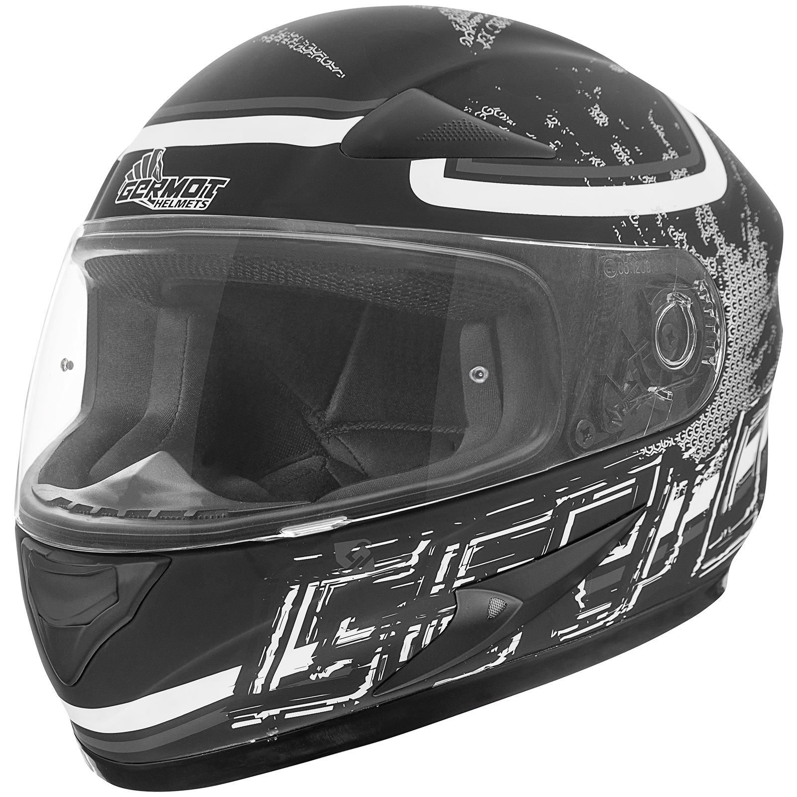 Germot oversize helmet GM 720, matt black / gray