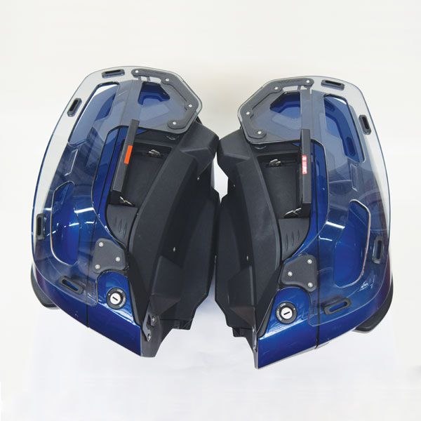Luggage rack for side case BMW K 1600 GT/GTL, R 1250 RT, R 1200 RT, PMMA, transparent