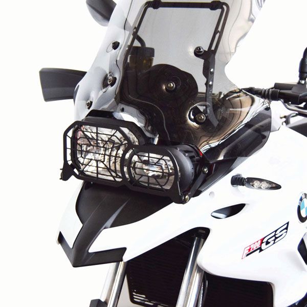 Folding headlight guard for BMW F 700 GS (12-18)
