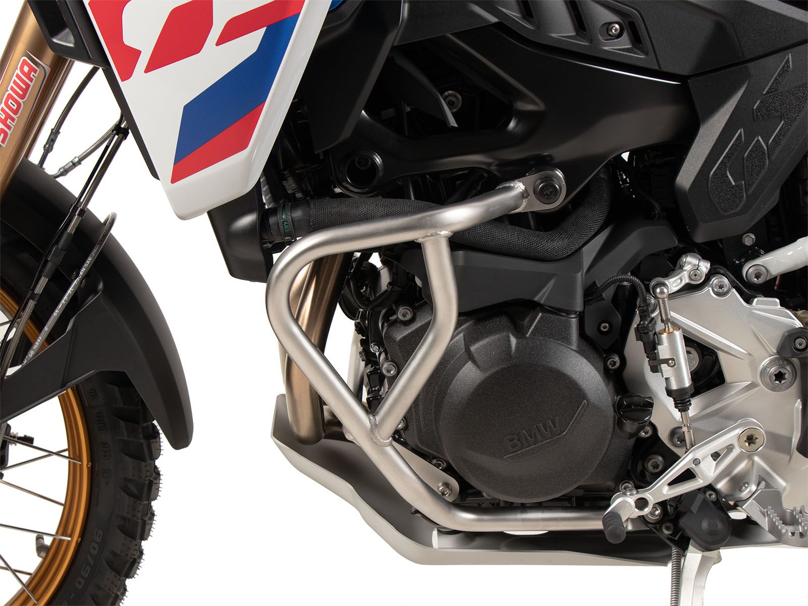 Stainless steel engine guard for BMW F 900 GS (24-) Hepco & Becker