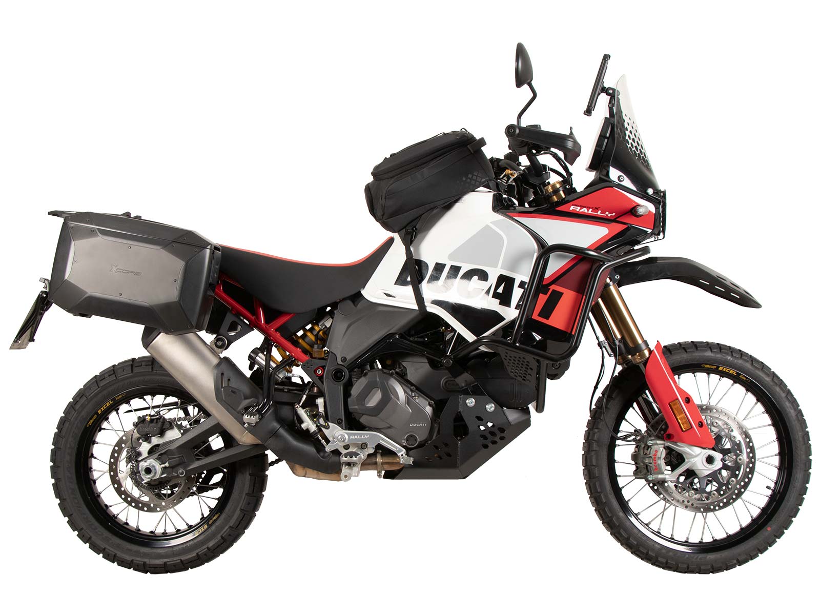 C-Bow side carrier black for Ducati DesertX Rally (24-) Hepco & Becker