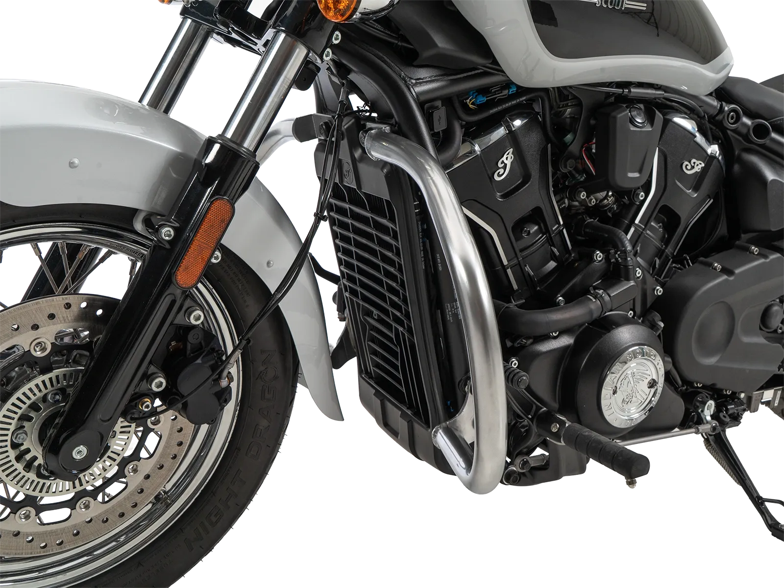Chrome engine guard for Indian Sport Scout 1250 (25-) Hepco & Becker
