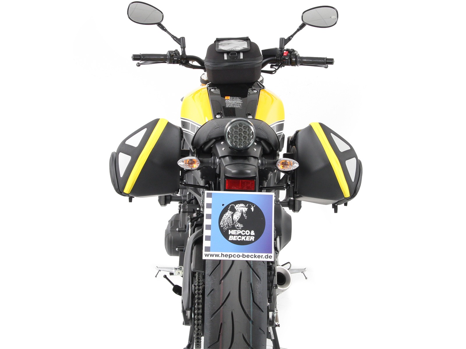 C-Bow side carrier not suitable for pillion riders for Yamaha XSR 900 (Bj.16-) Hepco & Becker