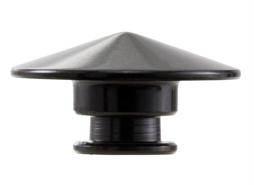 Cover cap wheel stud front or rear, black