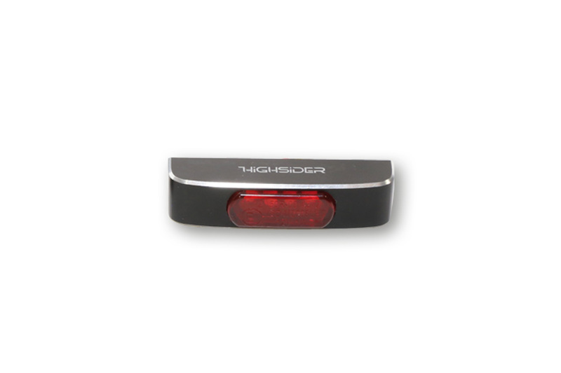 HIGHSIDER pro Conero T2 LED rear light black/red E-approved (1pc)