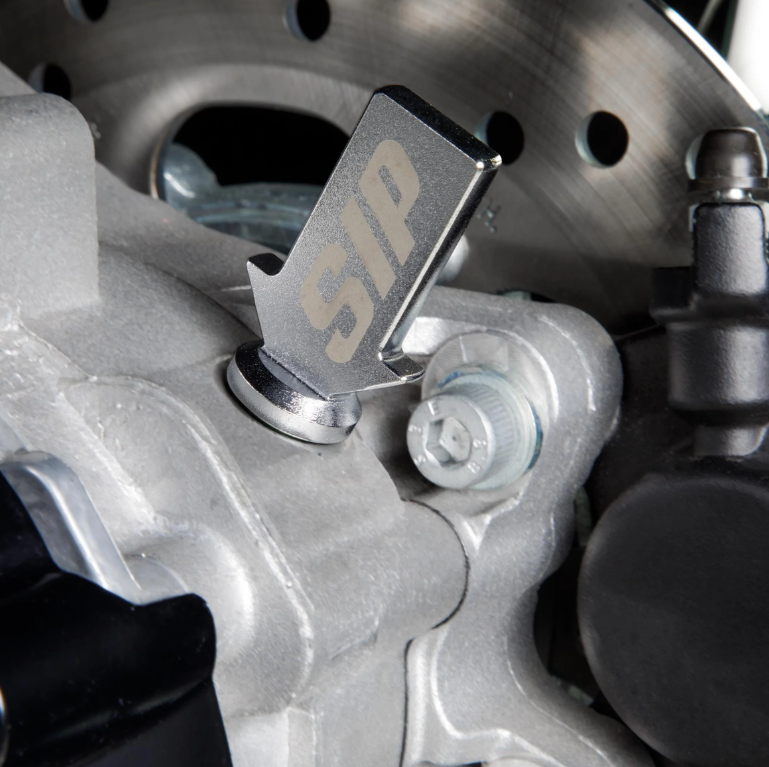 Oil dipstick transmission oil, chrome
