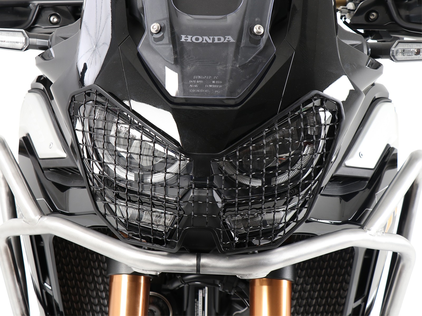 Lamp guard black for Honda CRF 1100 Africa Twin Adventure Sports (20-23) Hepco & Becker