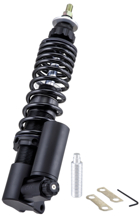 Shock absorber front for Vespa GTS/GTS Super/GTV/GT 60/GT/GT L 125-300ccm, black matt