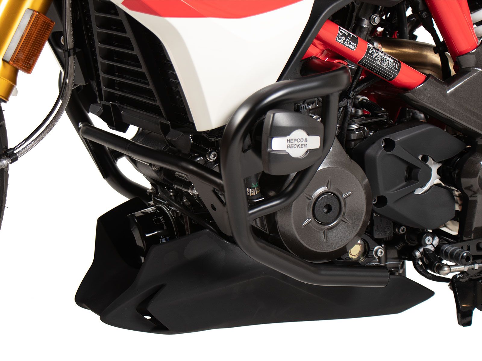 Engine guard incl. protection pad black for BMW G 310 GS (17-) Hepco & Becker