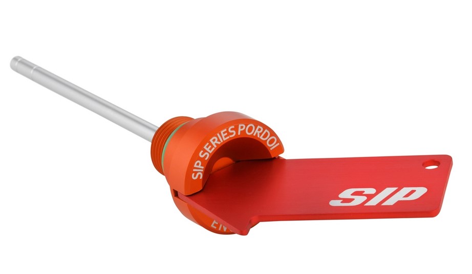Oil filler plug engine oil for Vespa GTS/GTS Super/GTV 300cc HPE, orange matt