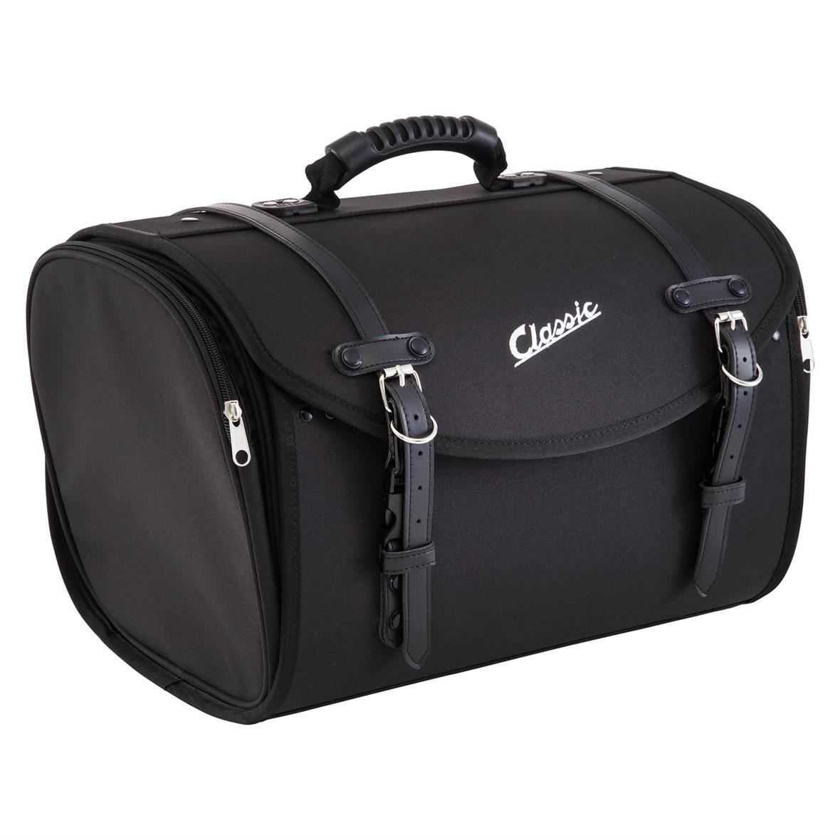 Classic" large bag for Vespa - black, nylon