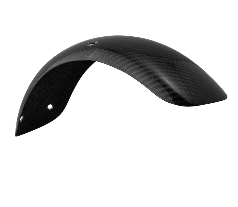 Mudguard 2.0 Garelli Race EVO II without holder for Vespa PX 80-200cc, carbon clear