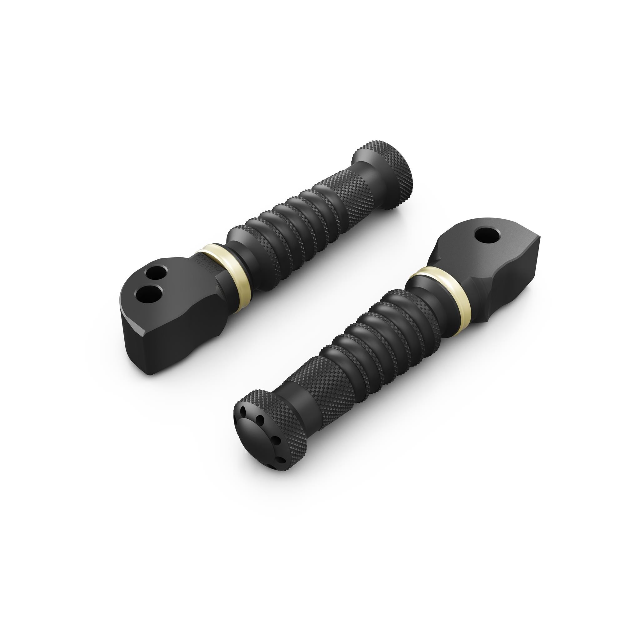 Custom footpegs for passenger titanium Original Yamaha