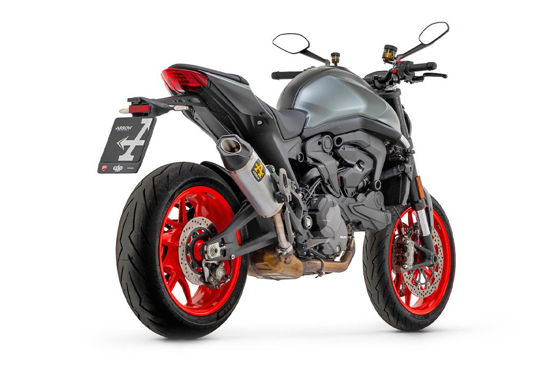 ARROW INDY RACE aluminum exhaust for Ducati Monster / Monster+ from model year 2021-