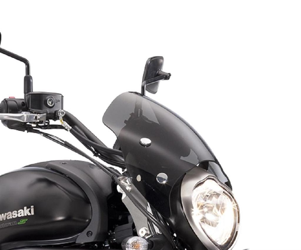 Windshield CAFE STYLE tinted Quick Release for Vulcan S (Bj.15-19) Original Kawasaki