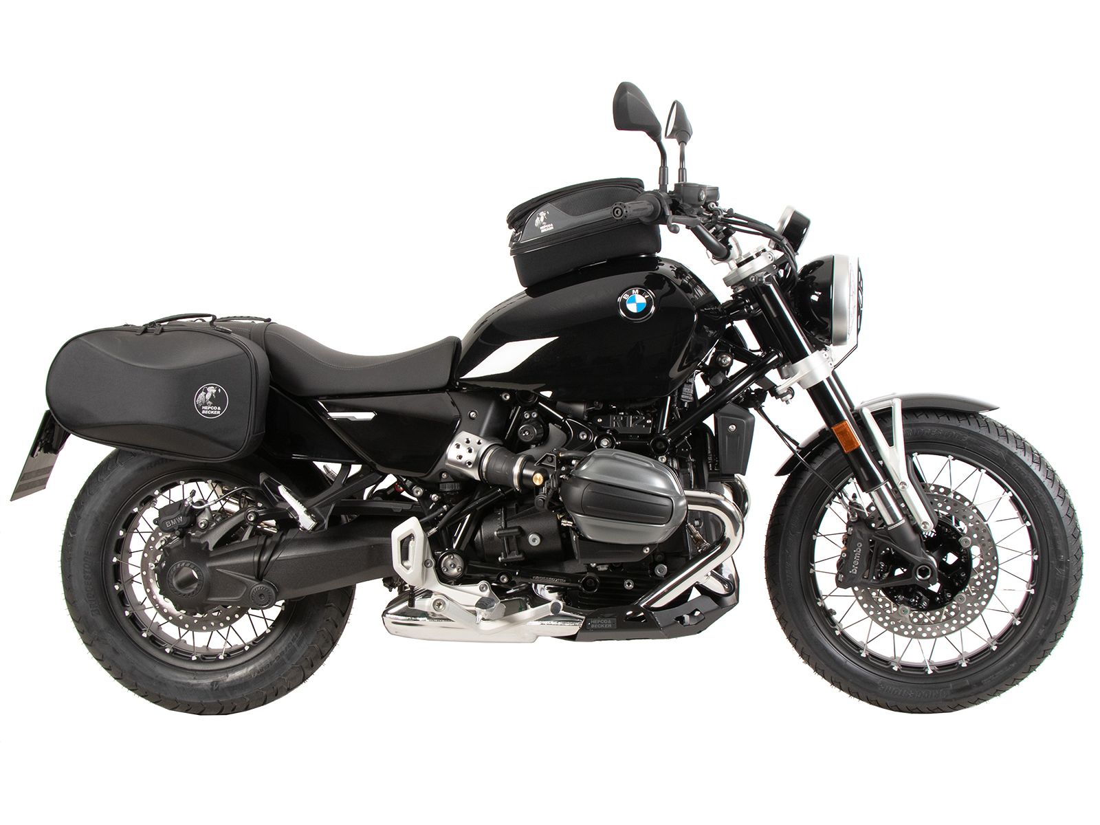 C-Bow side carrier black for BMW R 12 (24-) Hepco & Becker