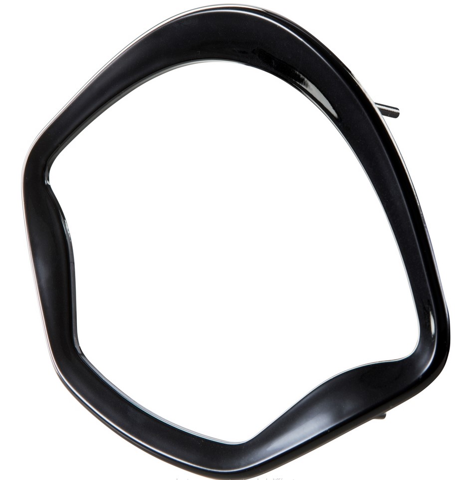 Decorative ring speedometer for Vespa GTS/GTS Super 125-300cc ('14-), black glossy