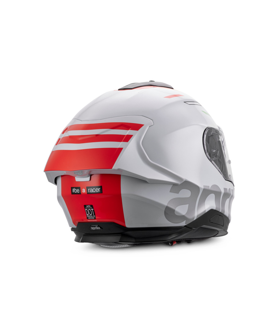 Aprilia full-face helmet Overtake white