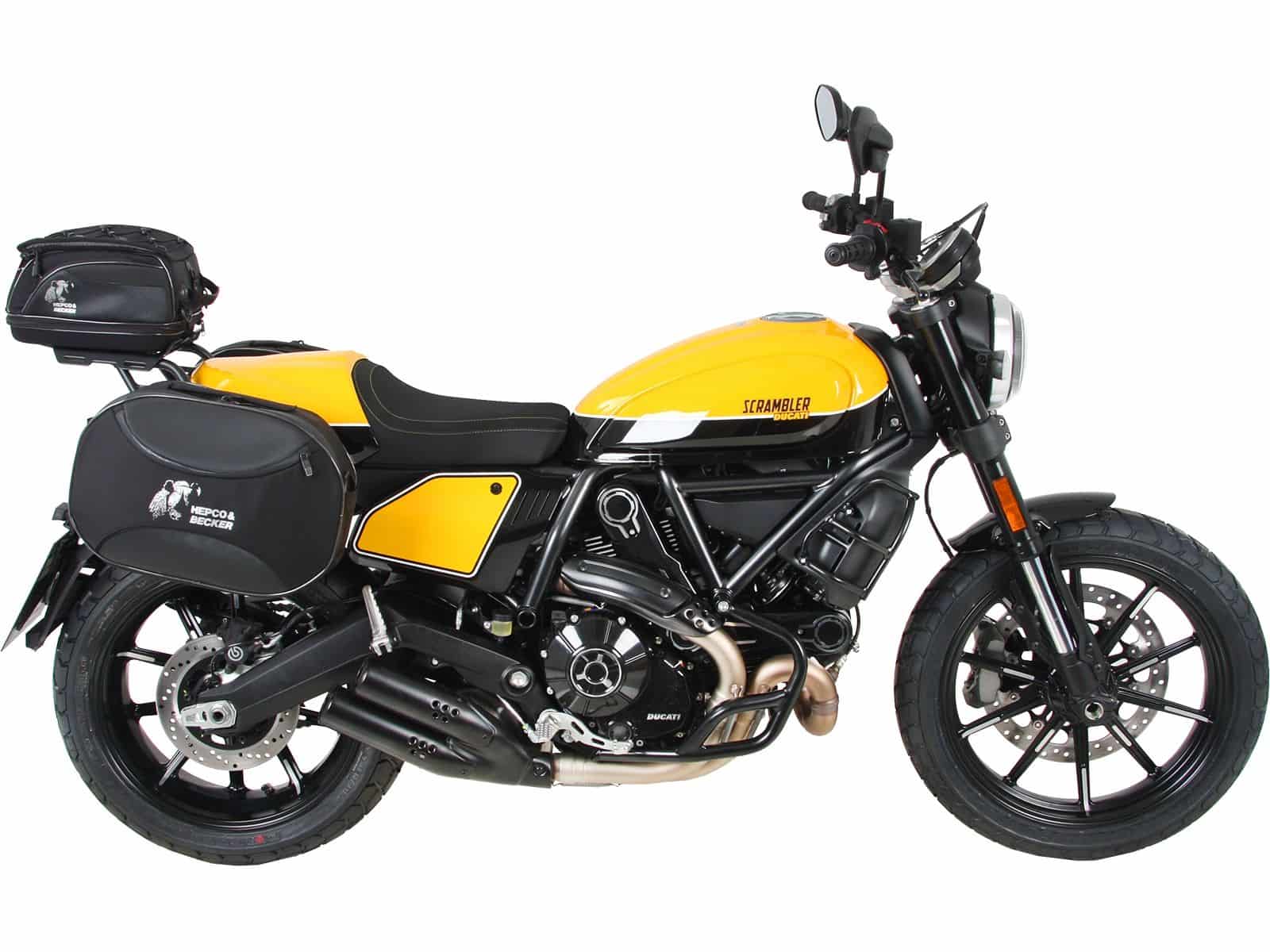 C-Bow side carrier black for Ducati Scrambler 800 (19-22) Hepco & Becker