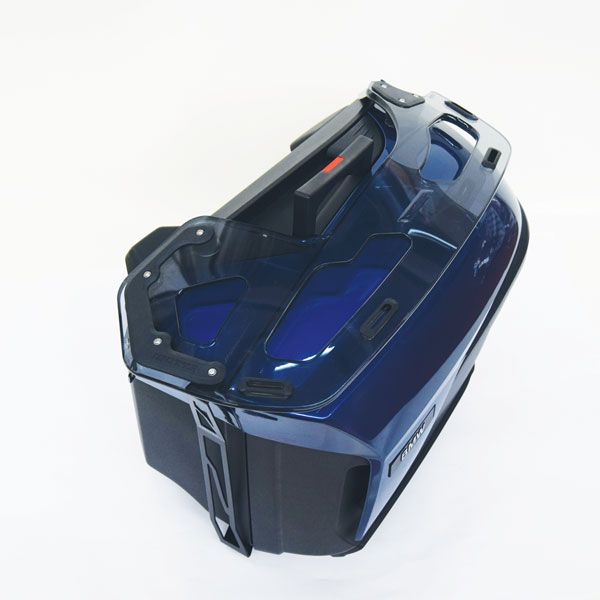 Luggage rack for side case BMW K 1600 GT/GTL, R 1250 RT, R 1200 RT, PMMA, light smoke