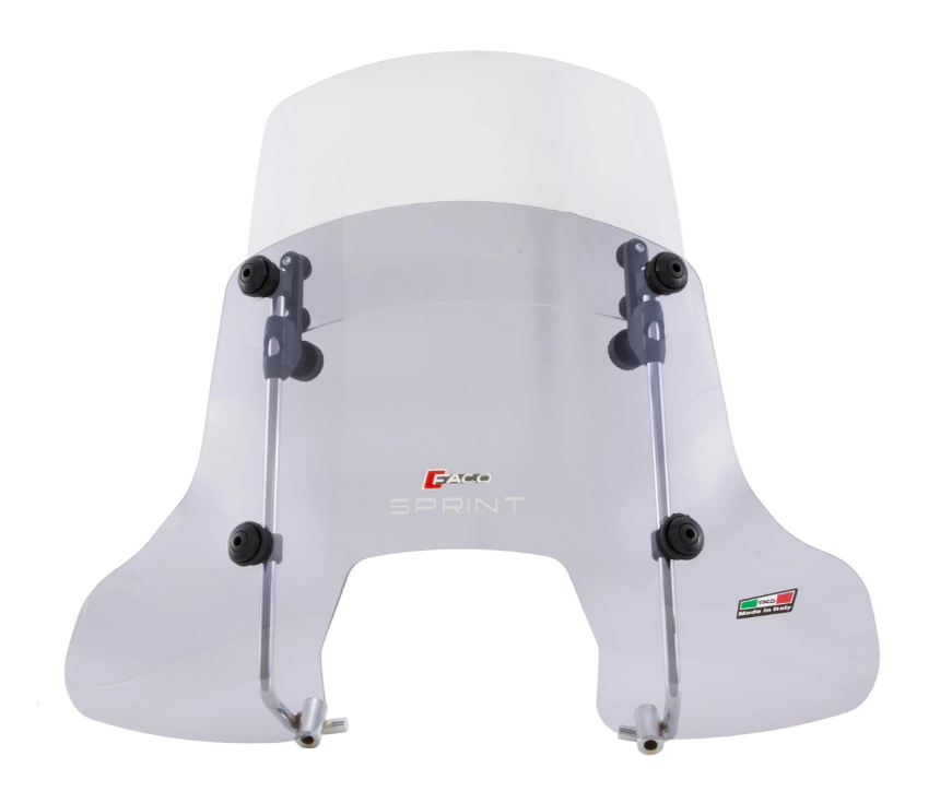 Windshield Faco "Twin-Screen" for Vespa Sprint - clear