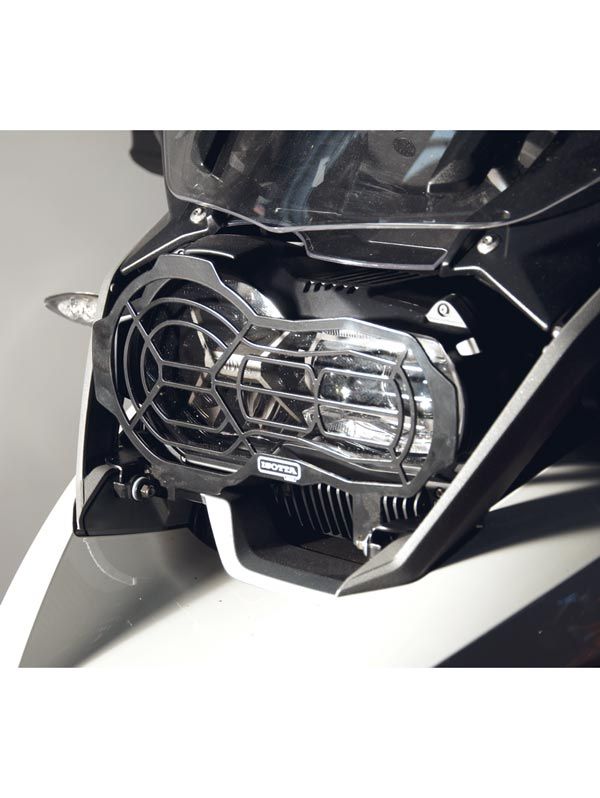Folding headlight guard for BMW R 1200 GS LC (13-16), black