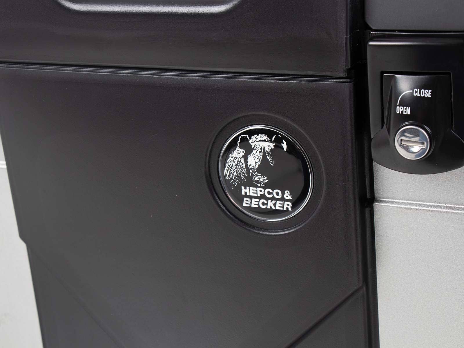 Gobi side case set Black Edition incl. luggage hooks Hepco & Becker