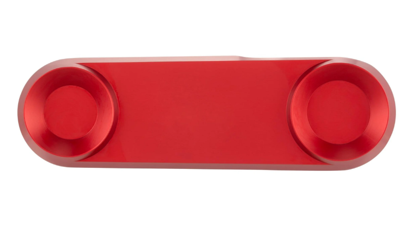 Swingarm cover for Vespa, red matt