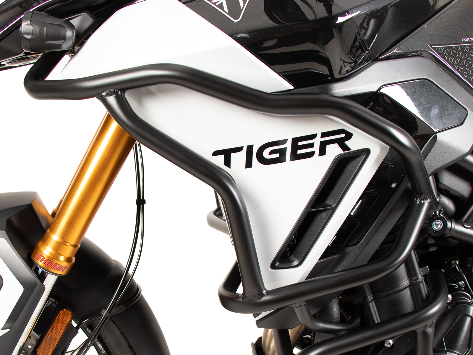 Tank protection bar "Solid" black for Triumph Tiger 900 GT / Pro (24-) Hepco & Becker