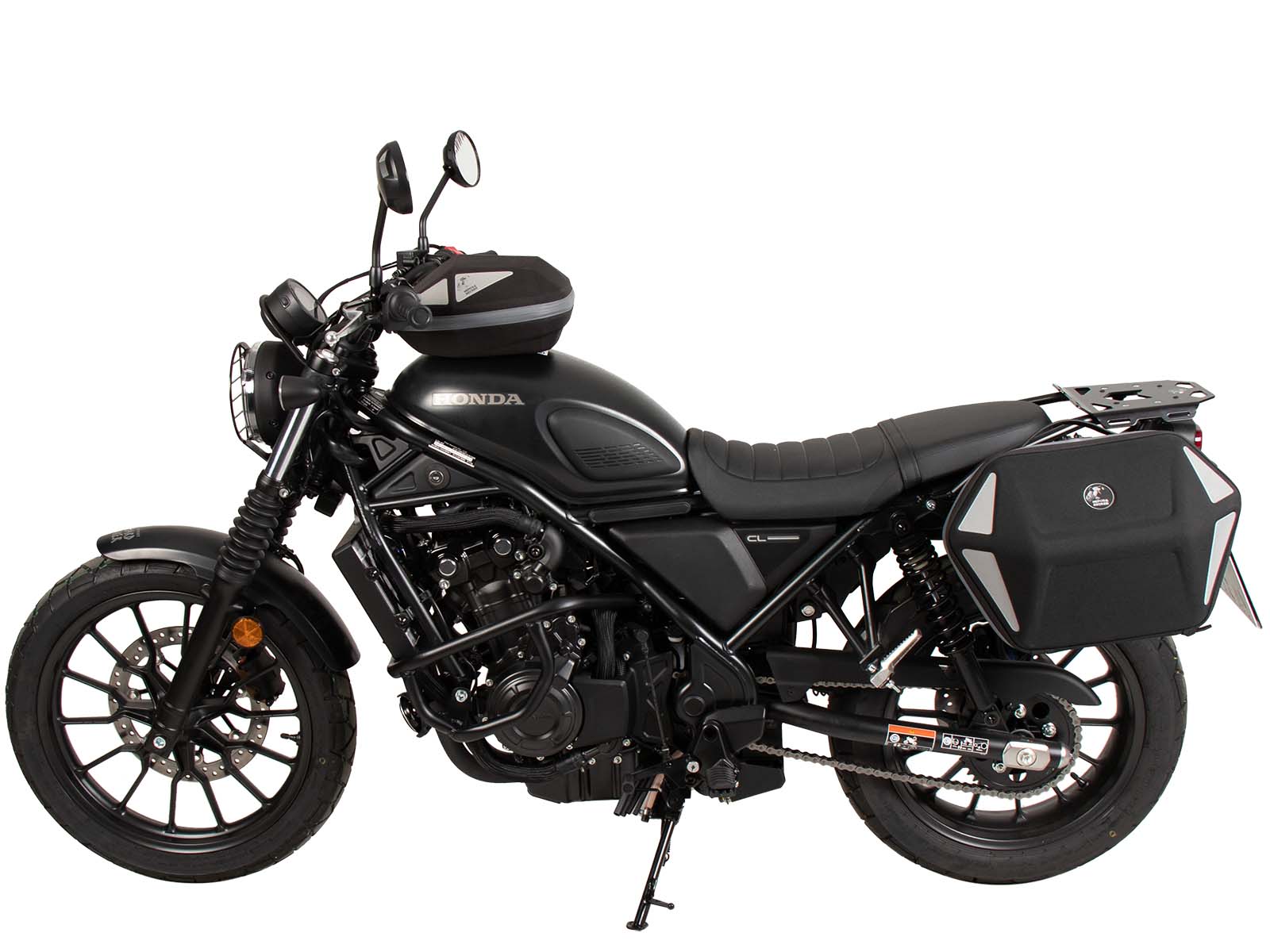 C-Bow side carrier left black for Honda CL 500 Scrambler (23-) Hepco & Becker