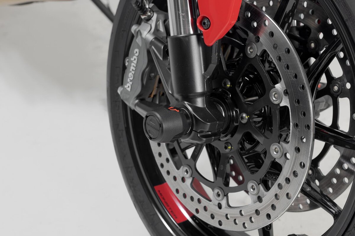 SW-Motech SW Motech crash pad kit for front axle Ducati models
