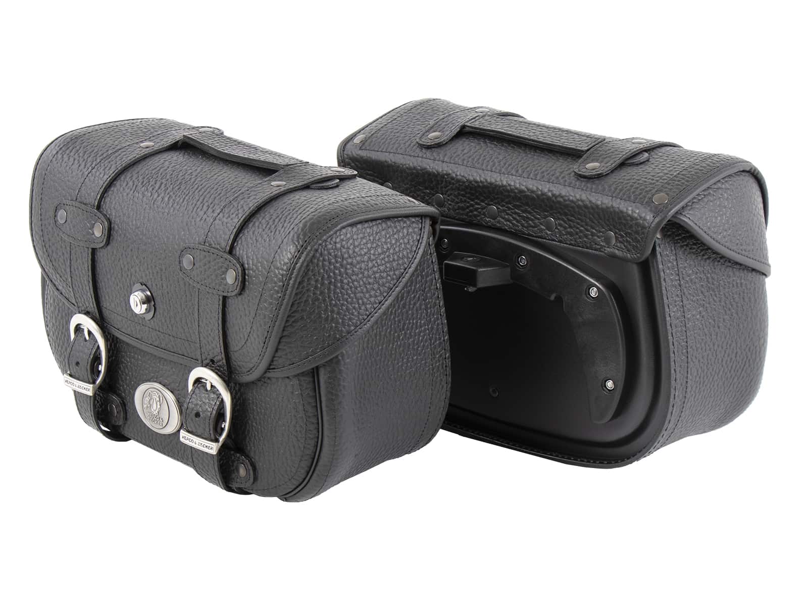 Leather bags Liberty for C-Bow saddlebag holder Hepco & Becker