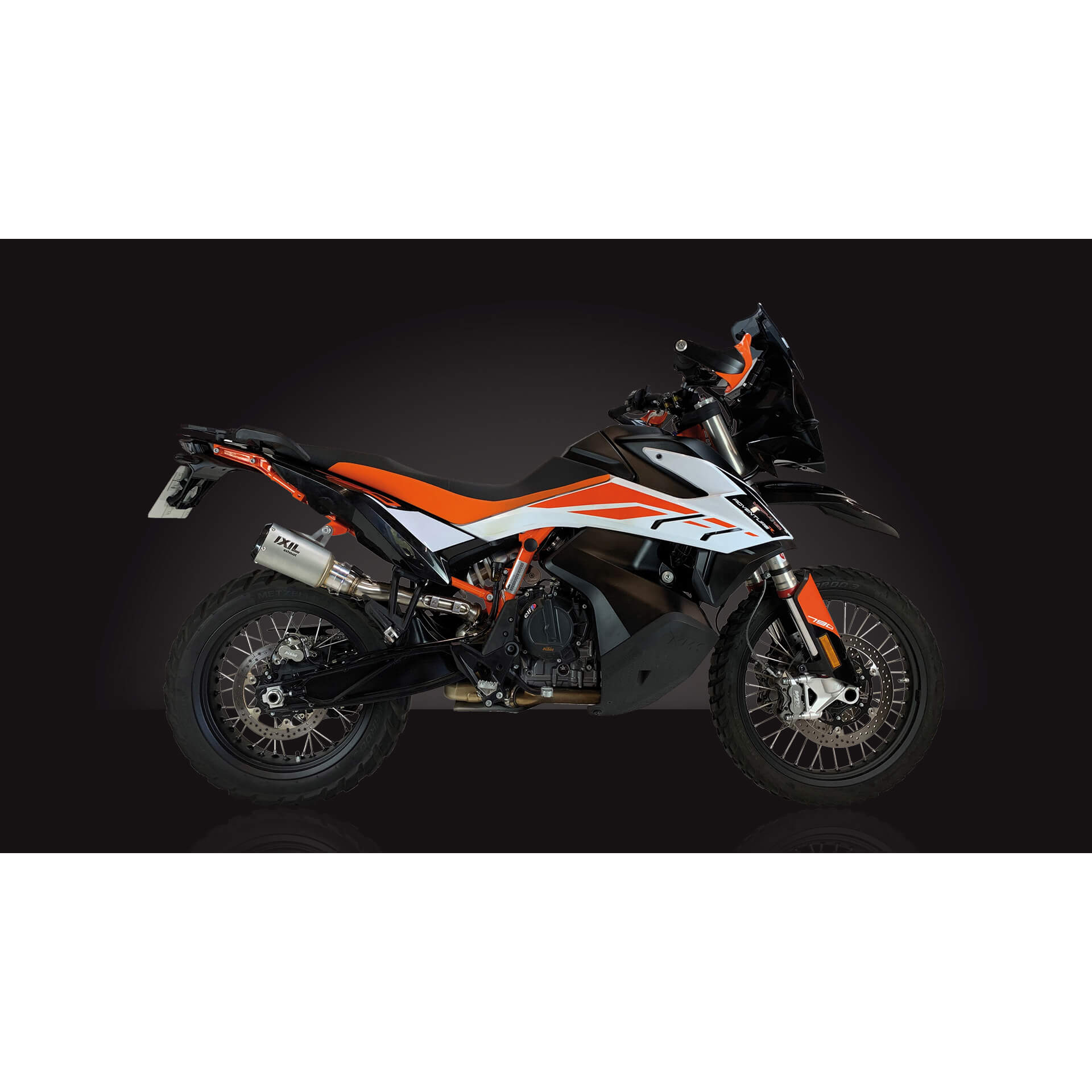 IXIL RB rear muffler KTM 790 Adventure /890 Adventure, stainless steel, E-approved, Euro4+5