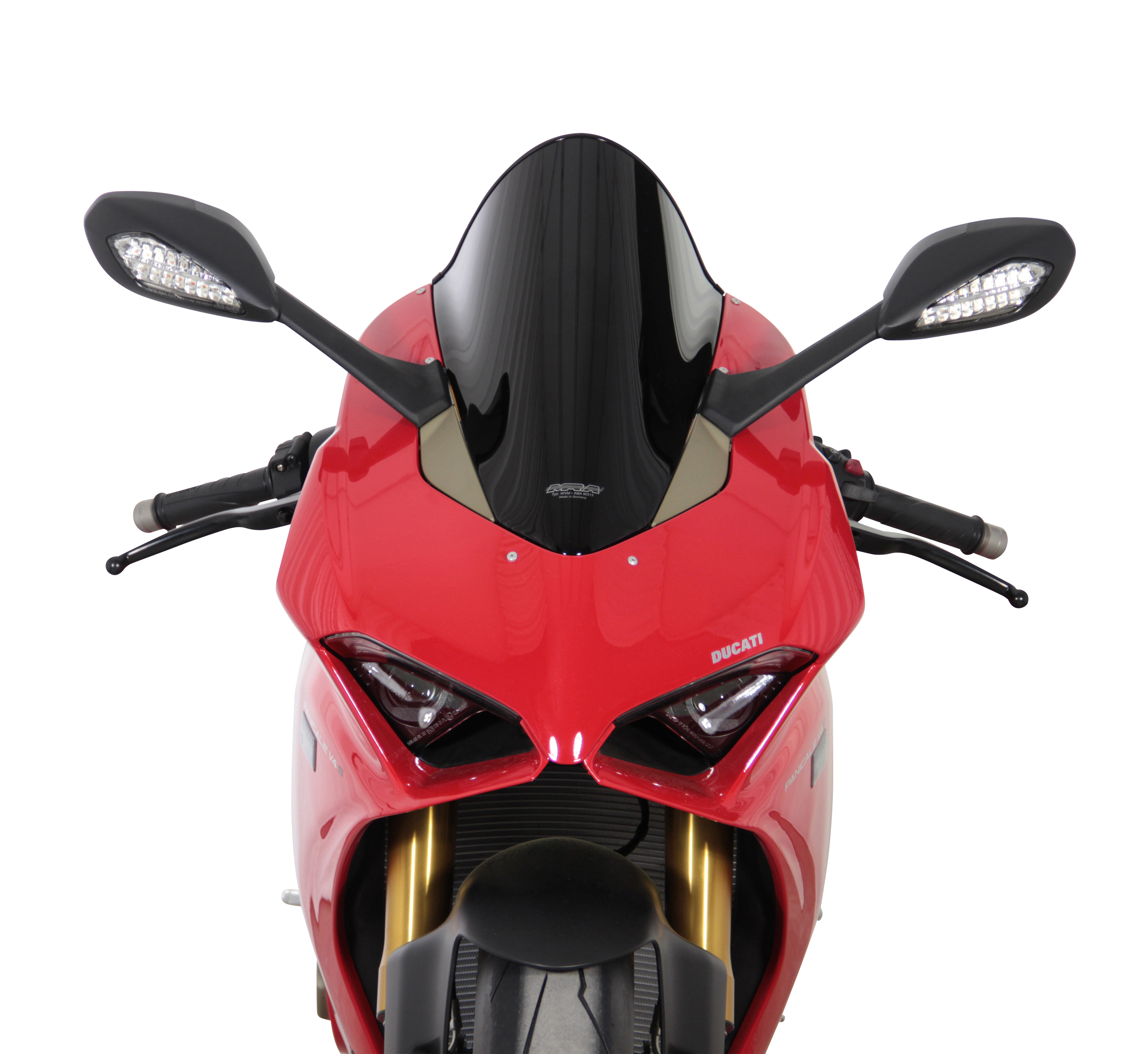 Racing windshield "R" black for Panigale V4 /R /S Orignal MRA