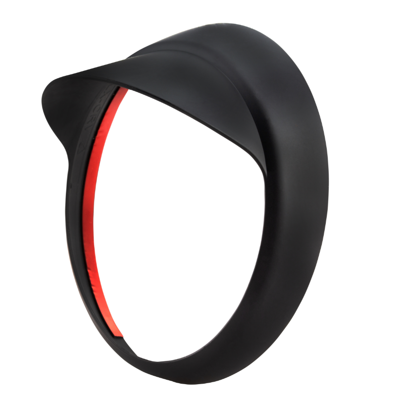 Lamp ring with lampshade for Vespa LX 50-150cc, black matt