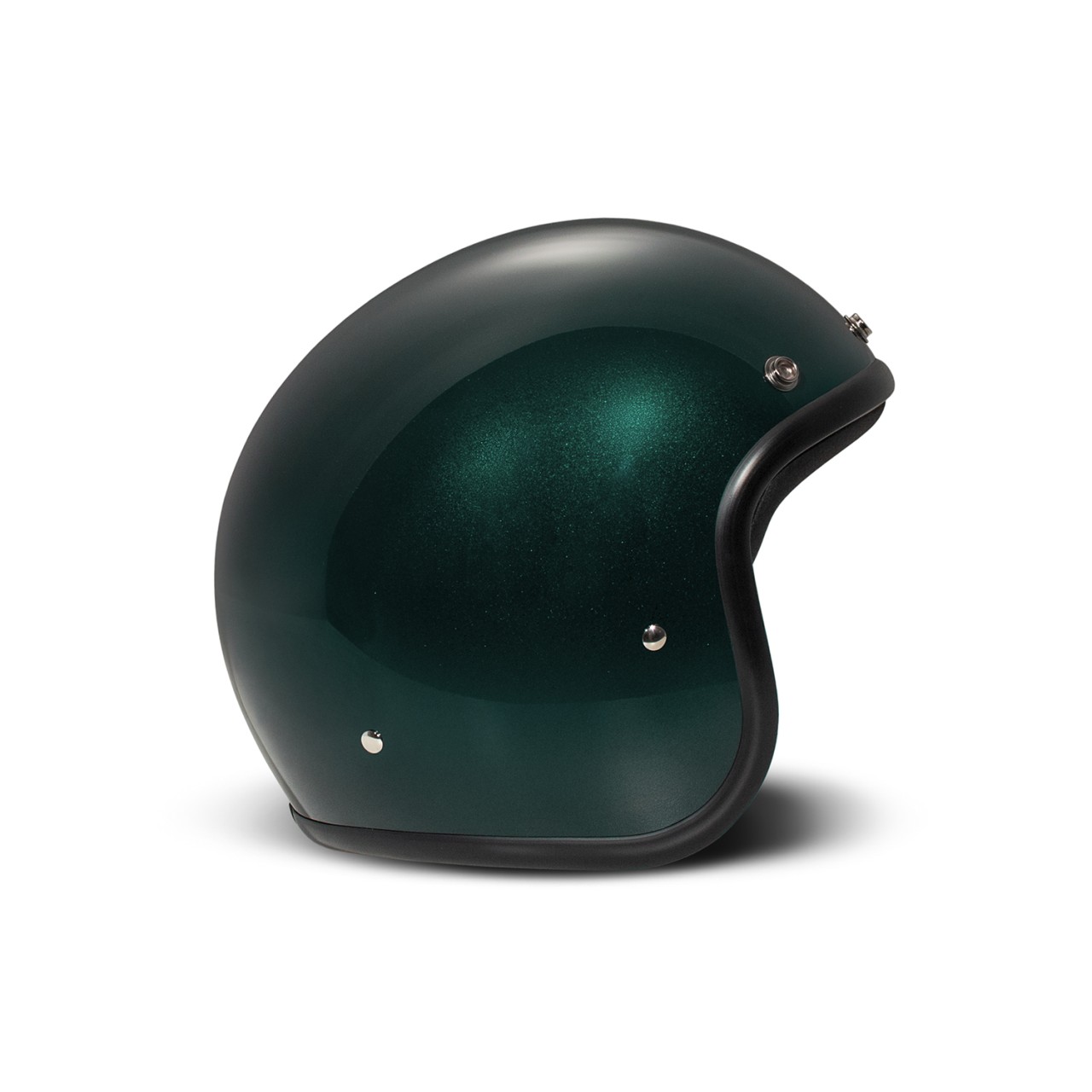 DMD Jet Helmet Retro, green, glitter, Deep Green, fiberglass, ECE 22.06