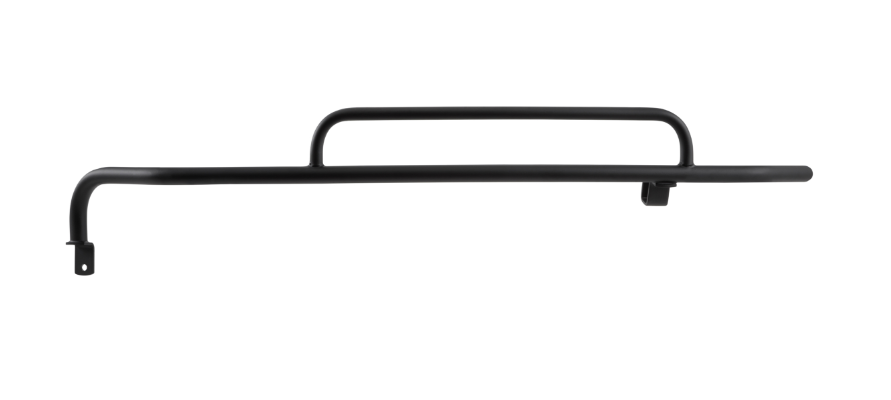 Crash bar side hood rear for Vespa GTS /GTS Super /GTV, 125-300cc, black matt
