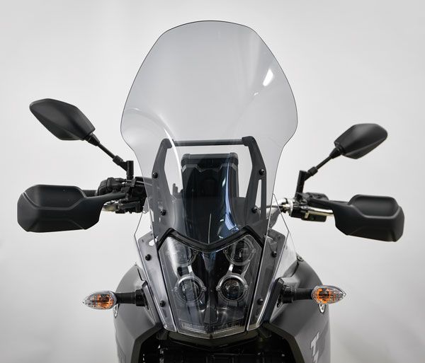 Extra-high windshield smoke gray for Yamaha Ténéré 700 (19-24)
