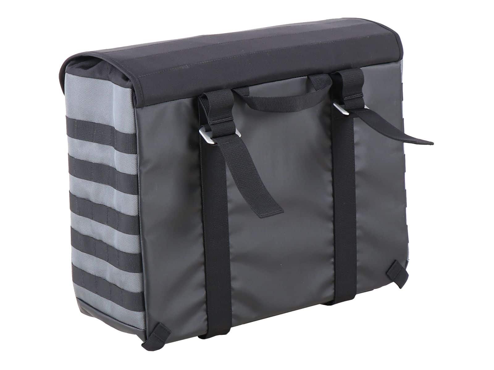 Side bag set Xtravel Basic incl. 2x universal adapter plate for tubular side case carrier