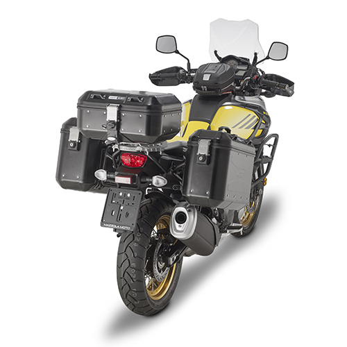 Trekker 30 Dolomiti MONOKEY top case / side case aluminum black Givi