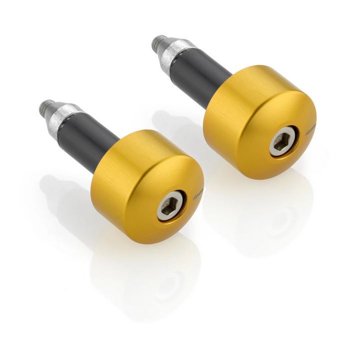 Handlebar end weights RIZOMA left & right for Vespa, gold anodized