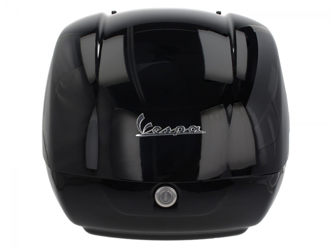 Original top case for Vespa GTS - 90 Black glossy 094 36L My 19