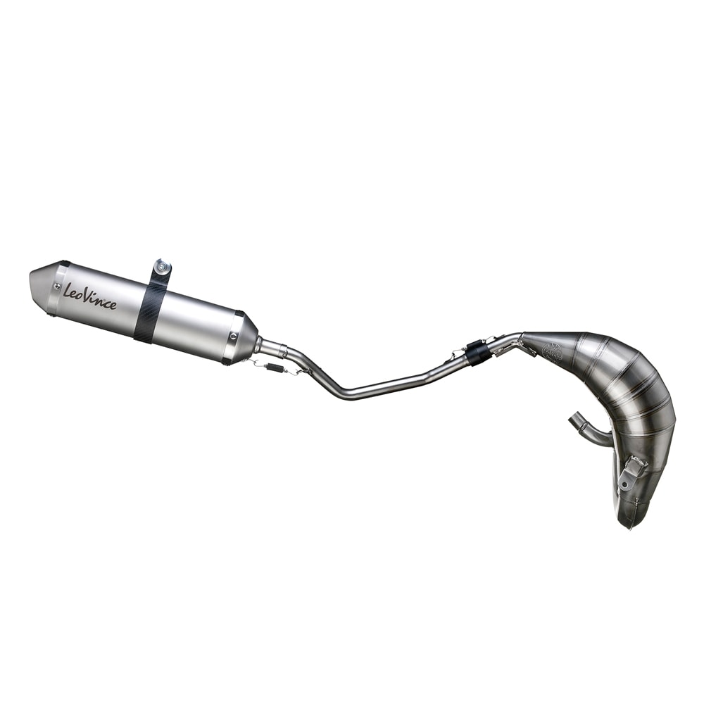LeoVince, exhaust system Hand Made X-Fight, steel for Yamaha TZR 50 (Bj.03-13)