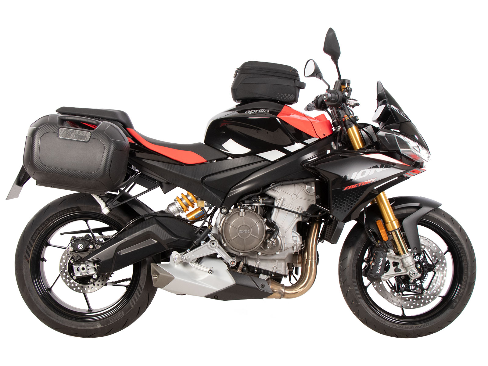 Basic tank ring incl. tank bag closure unit for Aprilia Tuono 660 Factory (22-)